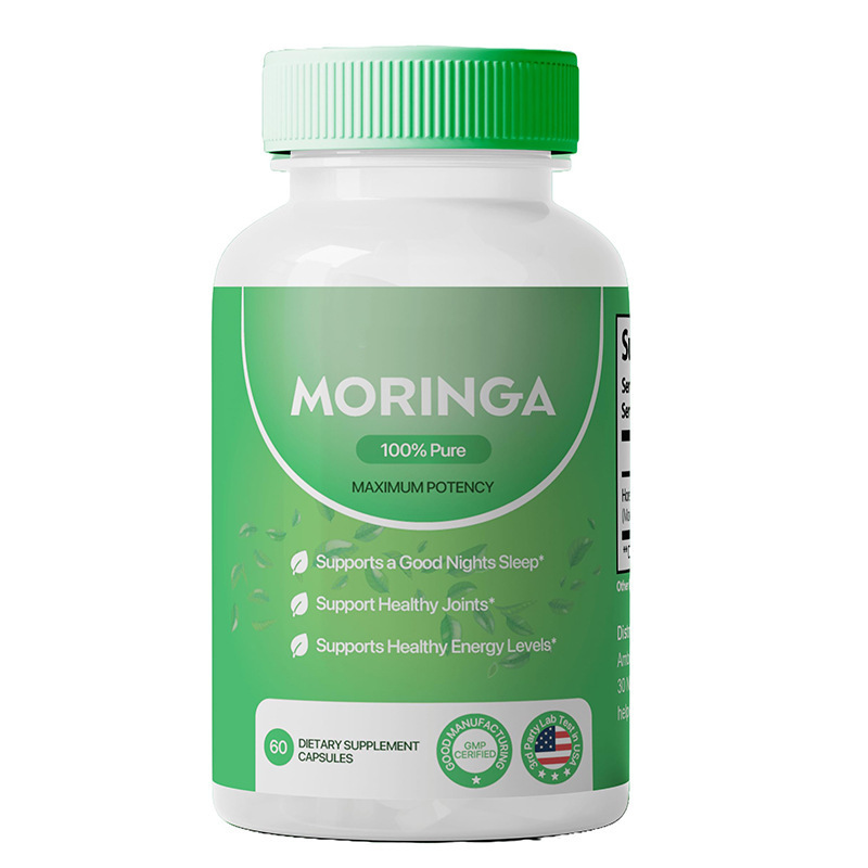 In-Stock Cross-Border Hot-Selling Tk Moringa Capsules Powder Manufacturer Direct Sales Customized Vitamins