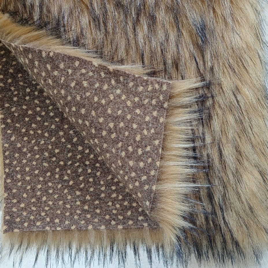 Plush Factory Ready Supply Plush Brown Raccoon Hair Natural Color Raccoon Hair Yellow Raccoon Hair Free Sampling