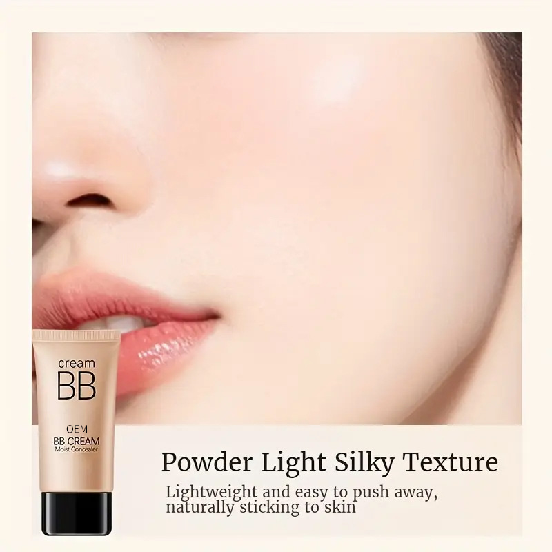 Cross-Border Waterproof Bb Cream, Full Concealer, No Sticking Powder, Long-Lasting, No Makeup Removal, Brightening and Contouring, Strong Concealer, Customized Oem