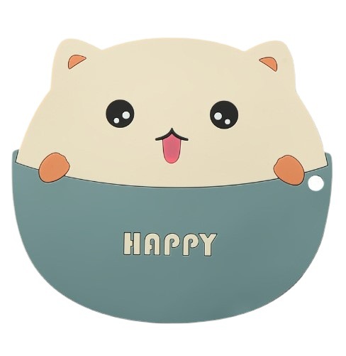 Pvc Dining Table Mat Household Cartoon Oil-Proof Water-Proof Heat Insulation Mat Pot Mat Table Mat Plate Mat Dining Table Bowl Mat Coaster Anti-Scalding