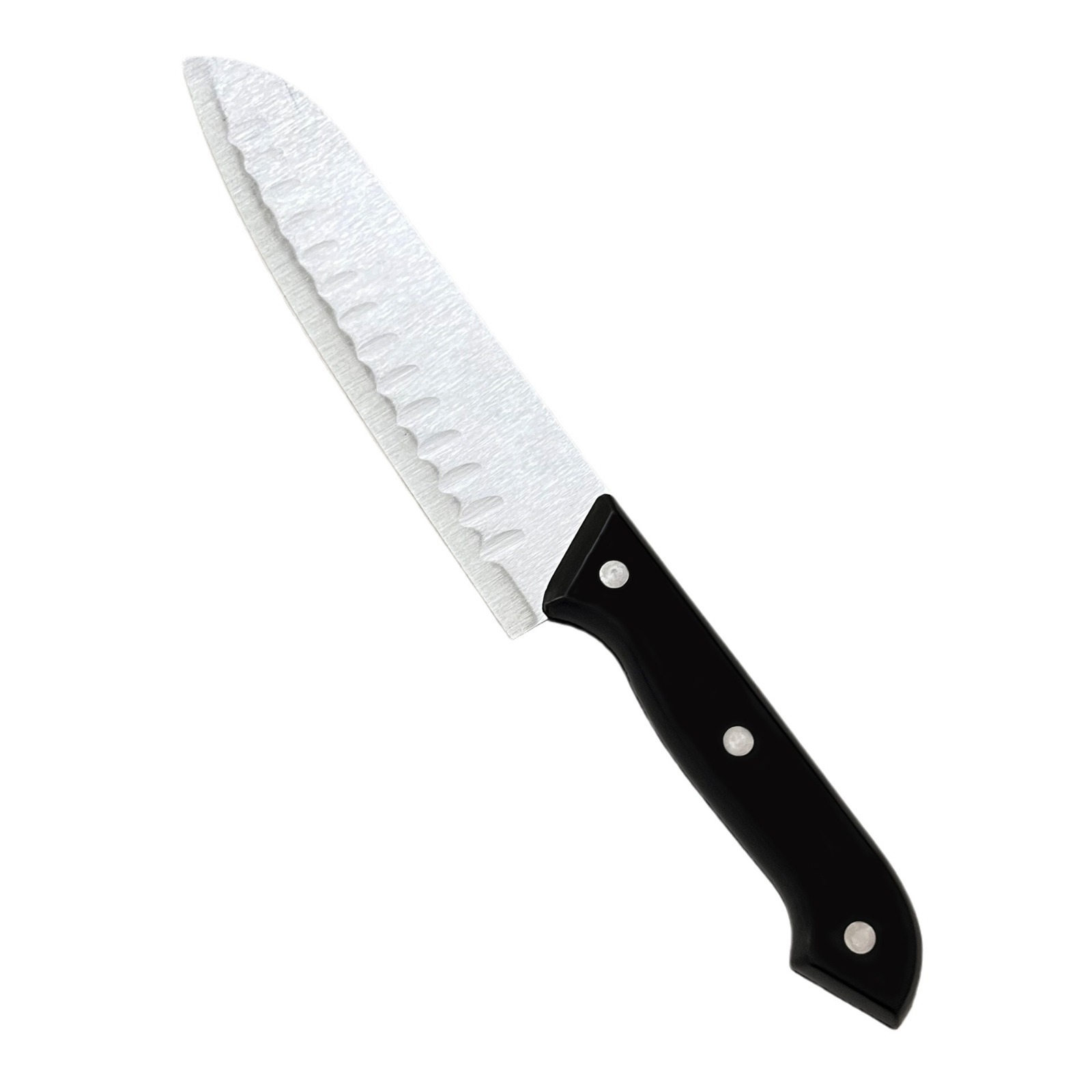 Yangjiang Yuanhua Factory New Stainless Steel Japanese Chef Vegetable Cutting Knife Black Plastic Handle Export Export