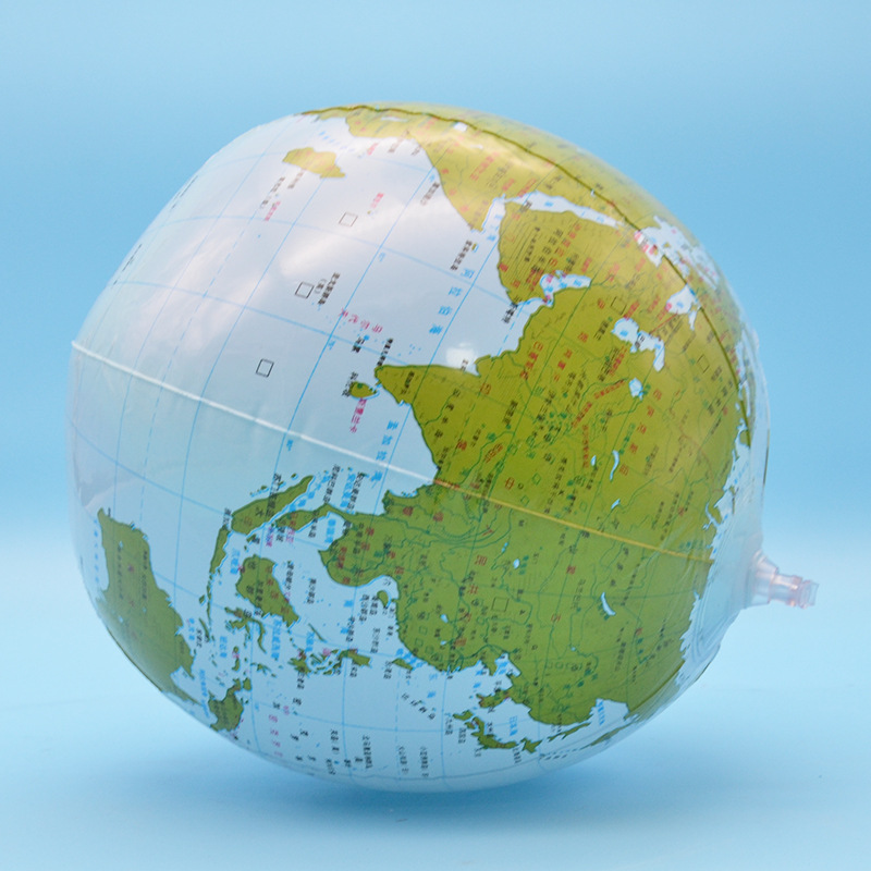 Inflatable Filled Globe J34006 Primary School Science Junior High School Geography Experimental Equipment Middle School Teaching Instrument