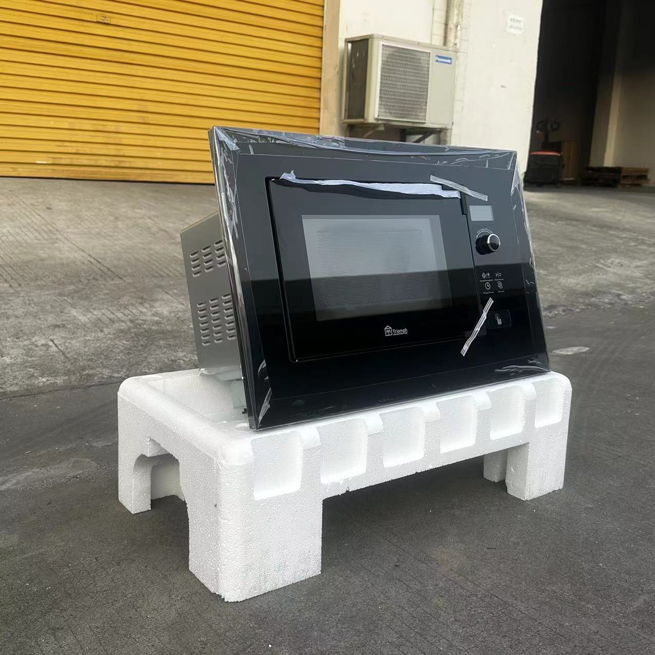 Black smart microwave oven home automatic embedded touch flat panel stereo microwave oven foreign trade