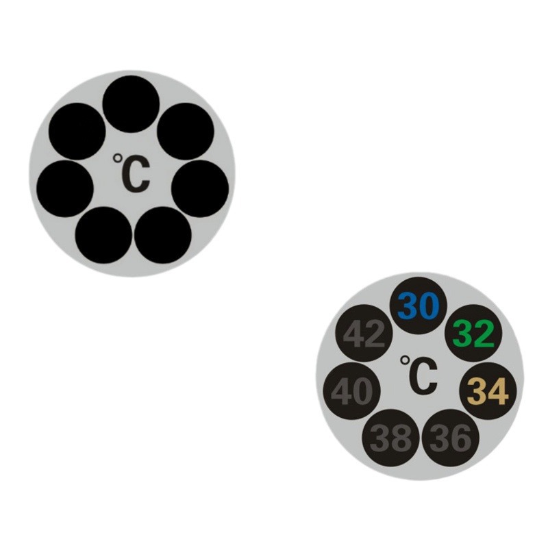 Spot 30-42 Degree Lcd Temperature Sticker Baby Bath Basin Temperature Sticker Foot Bucket Temperature Sticker Waterproof Temperature Sticker