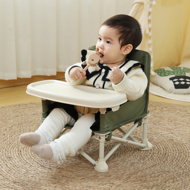 [Source Factory] Baby Dining Chair, Foldable Children's Lightweight Small Chair, Baby Outdoor Beach Chair, Dining Table Chair