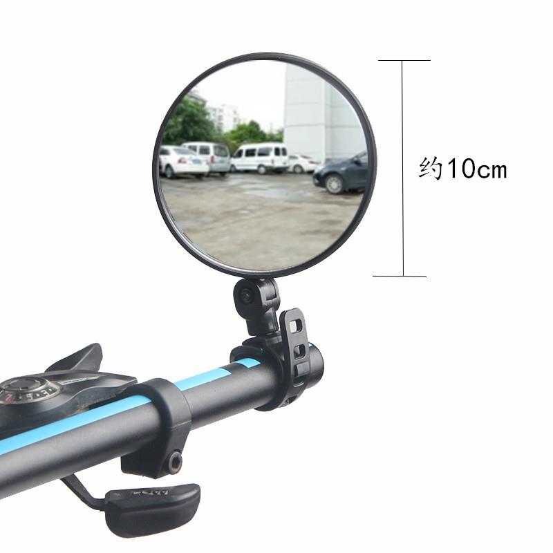 Factory bicycle reflector 360 degrees rotating mountain bike riding extra large convex rearview mirror 10cm