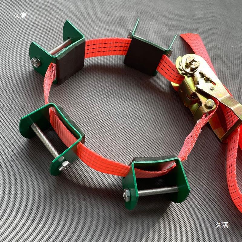 Buckle Iron Ring Metal Iron Hoop Tree Support Frame Holder Set Cup Windproof Large Tree Support Rod Stable Tree Support