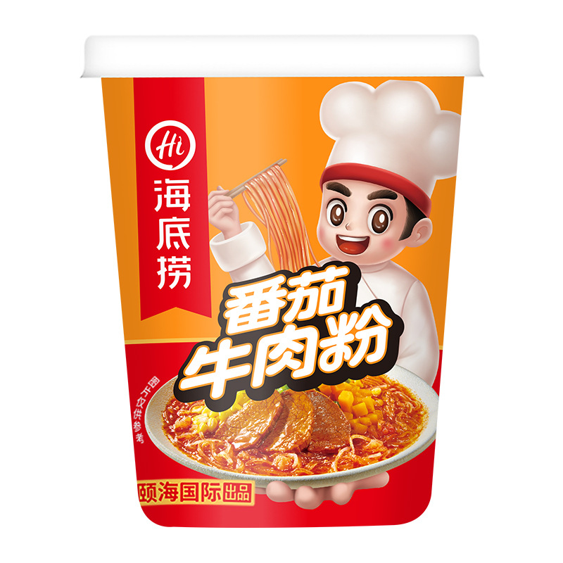 Haidilao Sour and Spicy Tripe Powder Tomato Beef Sour and Spicy Powder Snail Powder Instant Noodles Instant Noodles Instant Noodles A Whole Box