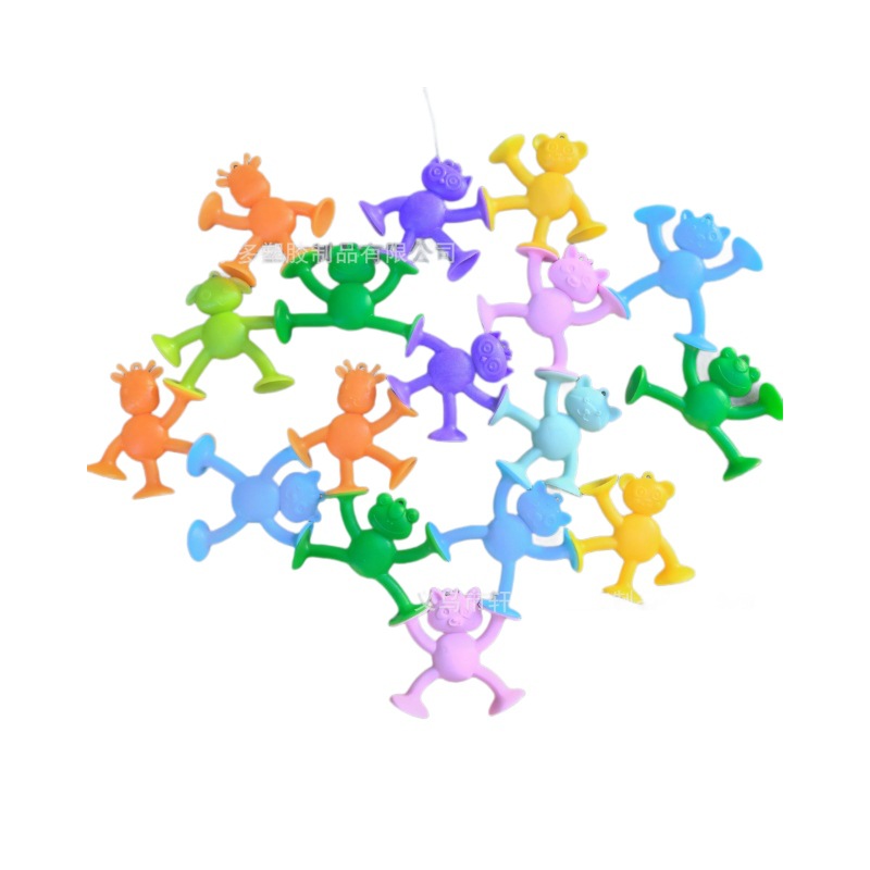 Cross-Border Hot Selling Abstract Animal Car Window Travel Bath Toy Family Interactive Kidsren's Educational DIY Assembly Toy