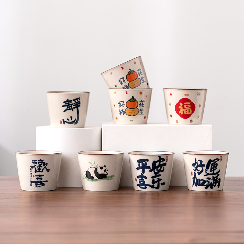 Кружка для напитков Guochao Wenchuang, большая чашка для чая с подарочной коробкой, печать логотипа