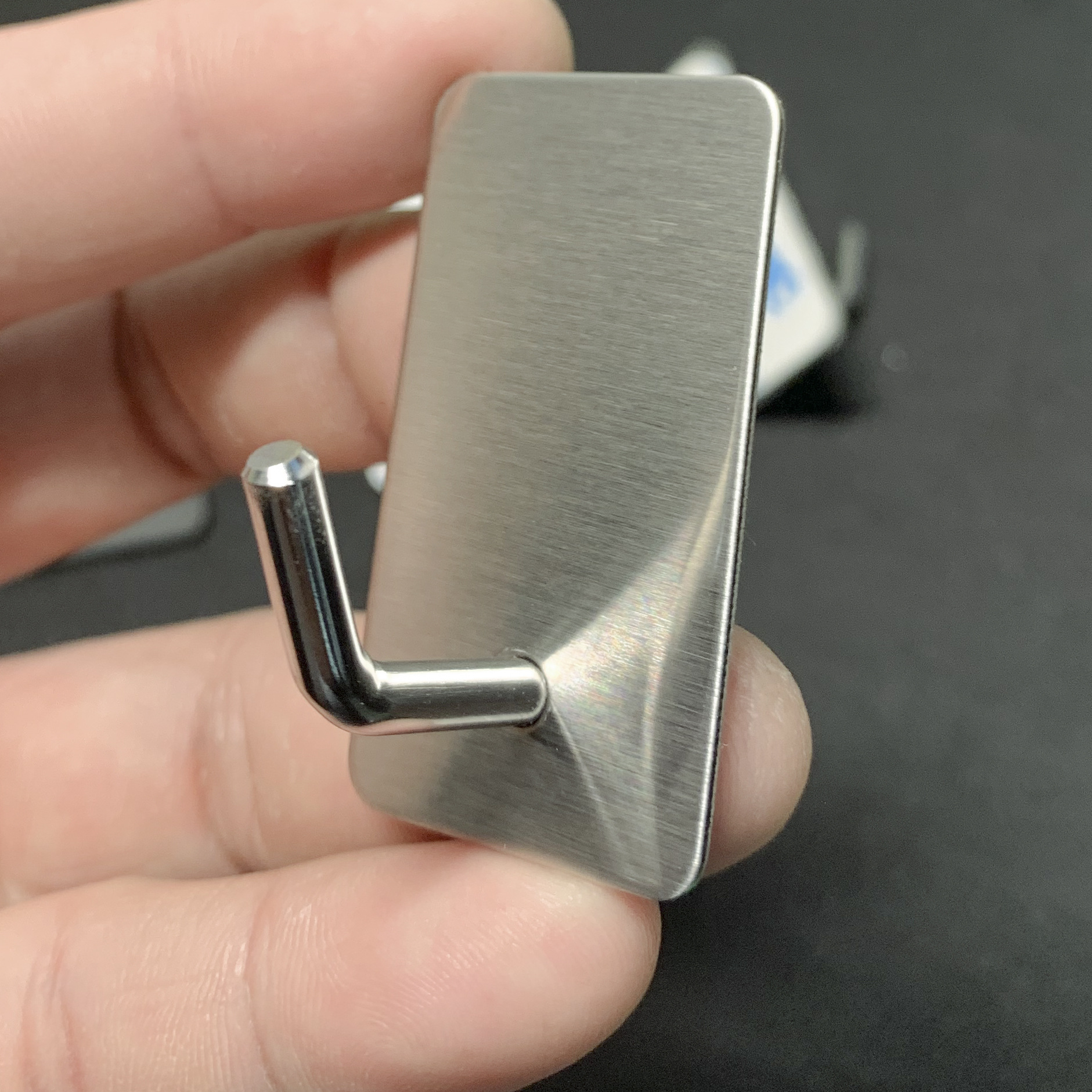 Mier Small Hook Stainless Steel 304 Punch-free Wall Hanging Kitchen Bathroom Office File Hook Mini Small Hook