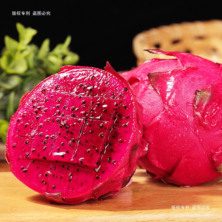 Hainan Jindu No. 1 Red Heart Pitaya 2.5kg Whole Box Large Fresh Seasonal Red Flesh Treasure Fruit Free Shipping 3