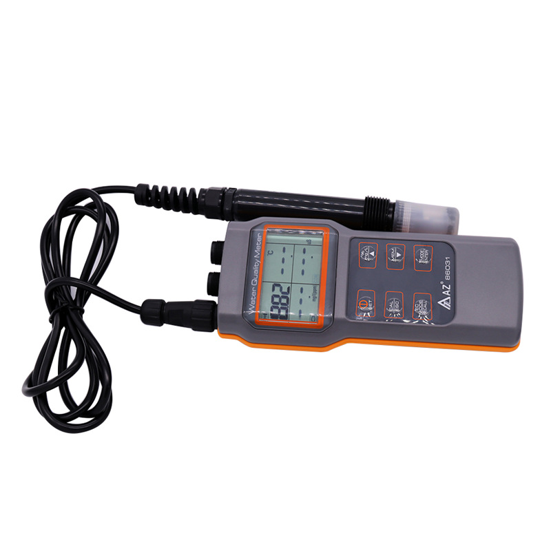 AZ86031 portable PH acidity meter dissolved oxygen conductivity salinity test Taiwan Hengxin brand dissolved oxygen meter