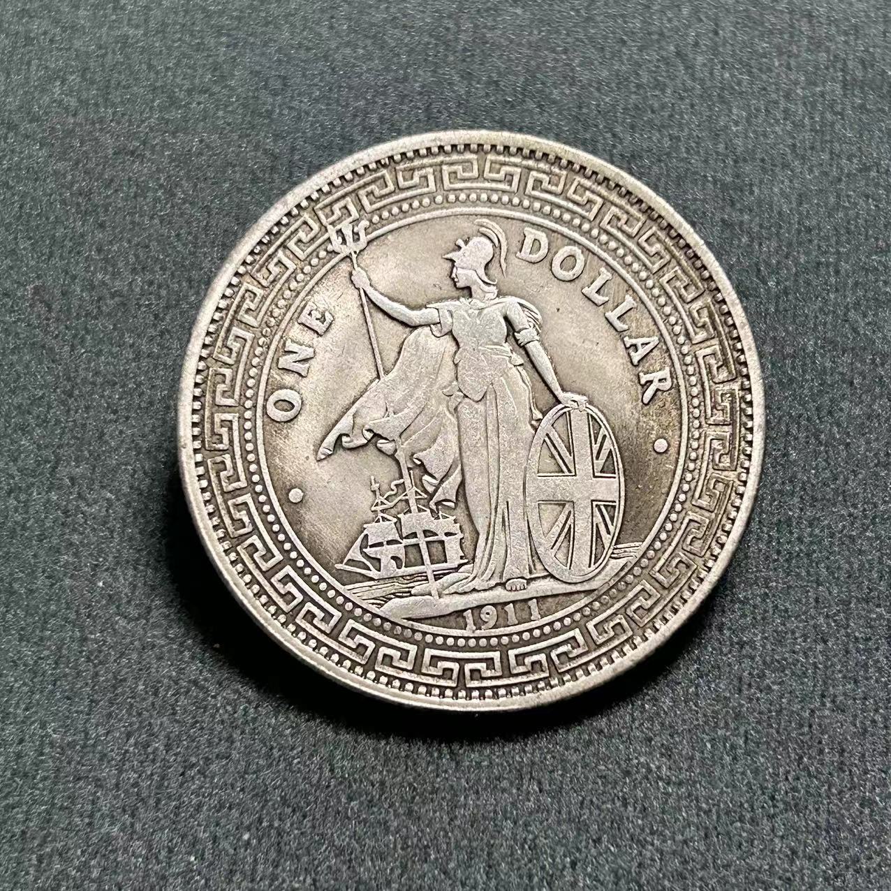 Антикварные изделия Юань большой голова железное ядро серебряный доллар иностранные производители оптовая продажа