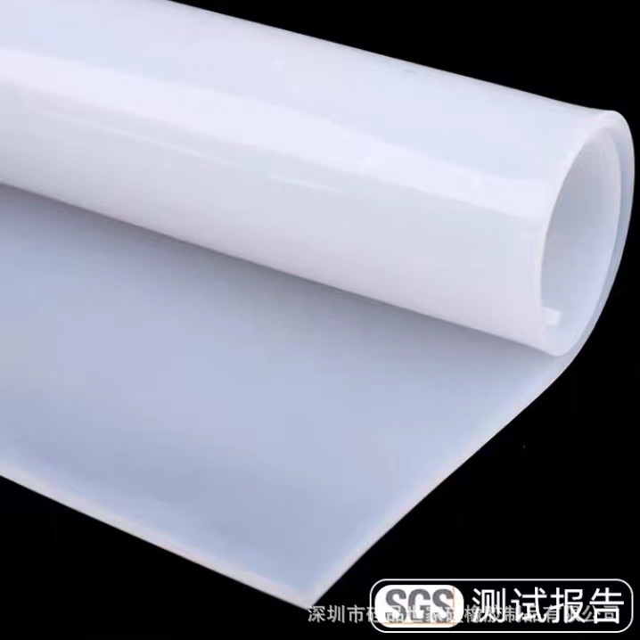 Manufacturers produce silicone plate transparent red black silicone plate flame retardant high temperature food grade thick thin spot