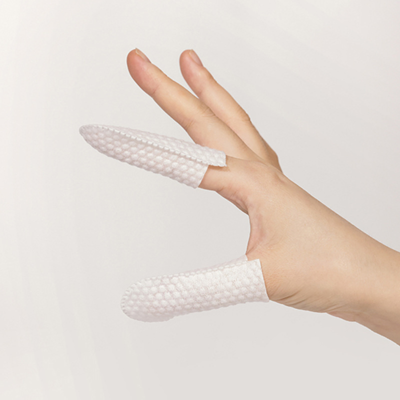 Foreign Trade Cross-border Pet Finger Set Cleaning Oral Disposable Non-woven Fabric Dog Cat Brushing Teeth Finger Set in stock