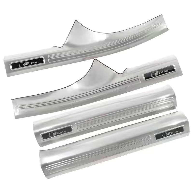 Applicable to Audi threshold bar A6L/Q5L/a4/A7 special car welcome pedal interior decoration color change decorative guard plate