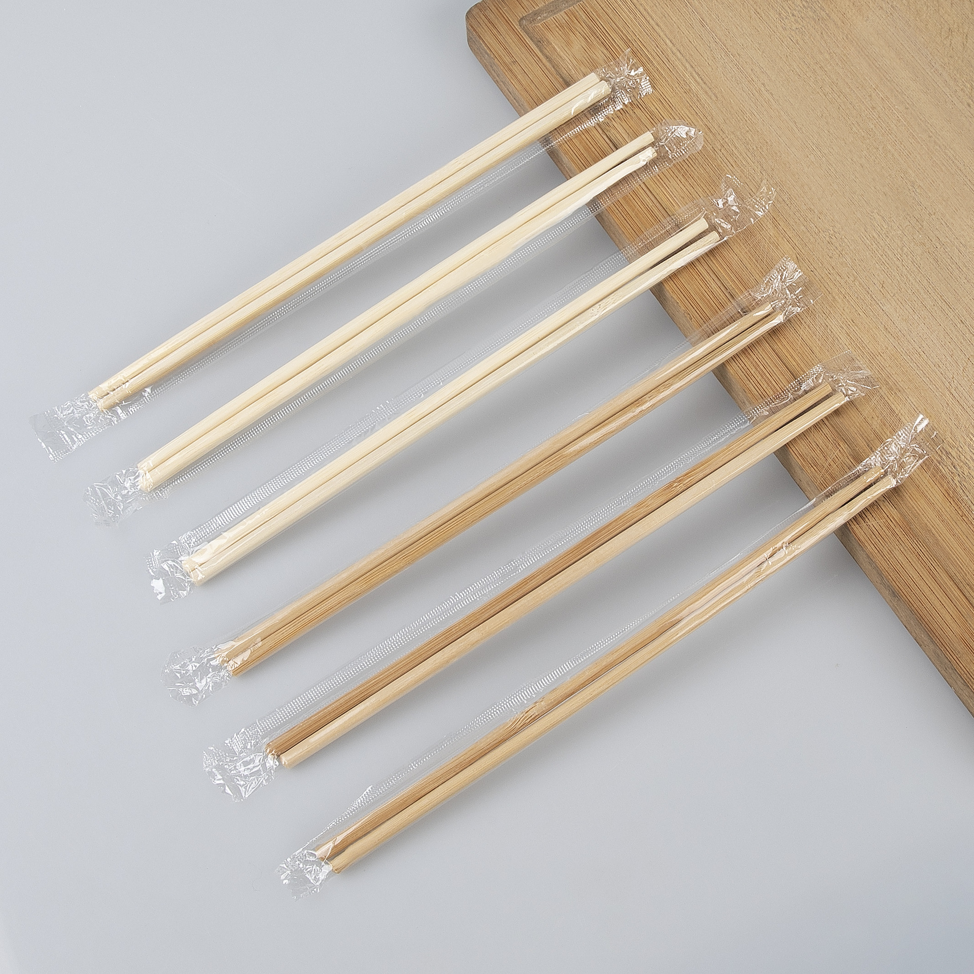 Individually Packaged Disposable Chopsticks, One Pack for Commercial Catering, Convenient Takeout, Hygienic Carbonized Chopsticks, Natural Color Square Chopsticks, Whole Bag