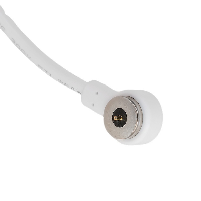 Magnetic suction data line power line circular magnetic suction charging line customized 10mm with female base equipment magnetic suction charging line