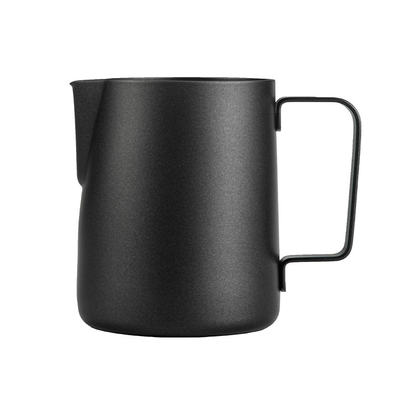 304 stainless steel pull flower cup pull flower cylinder teflon pull flower cup with scale pull flower cup coffee appliance