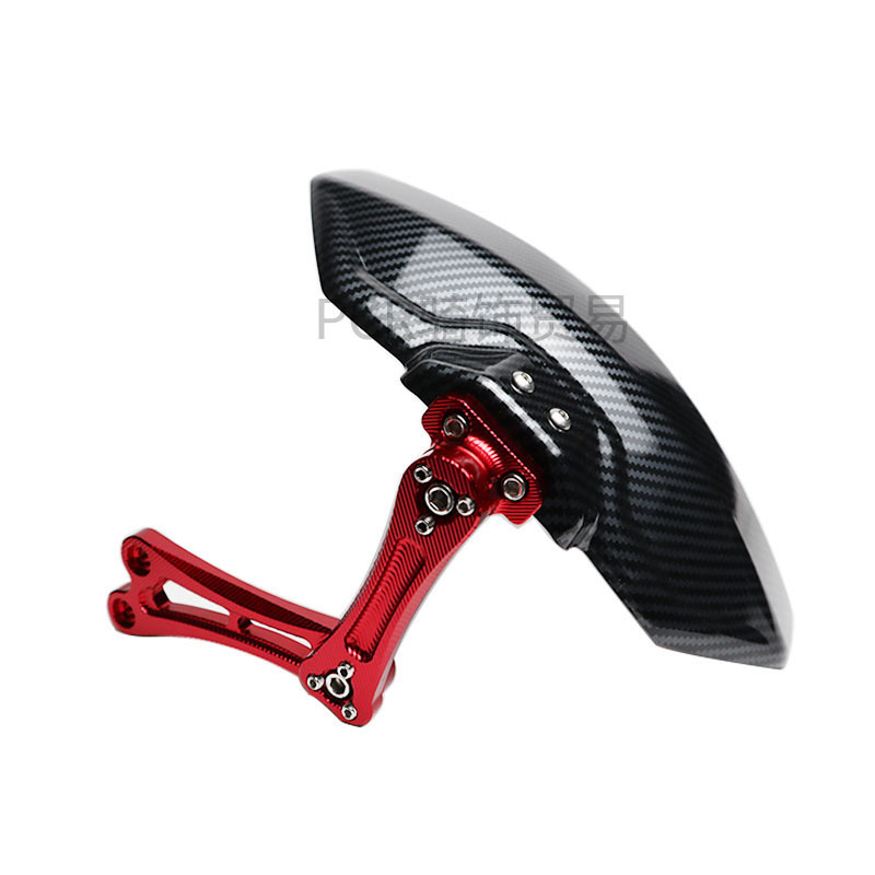 Suitable for calf n1s straight up rear fender electric car electric motorcycle U + B modified carbon fiber fender rear Universal