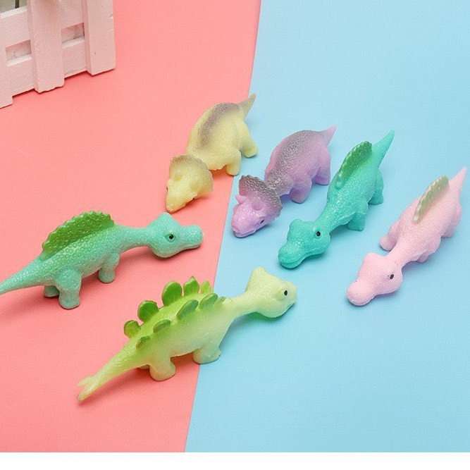 Catapult dinosaur fun toy finger Dart launch small dinosaur decompression soft glue cross-border new exotic supply wholesale