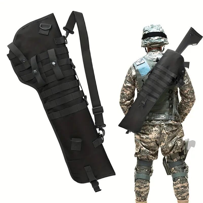 Cross-Border Popular Tactical Shoulder Hunting Knife Bag Outdoor Multi-Functional Satchel Gun Hunting Gun Butt Bag Shotgun Bag
