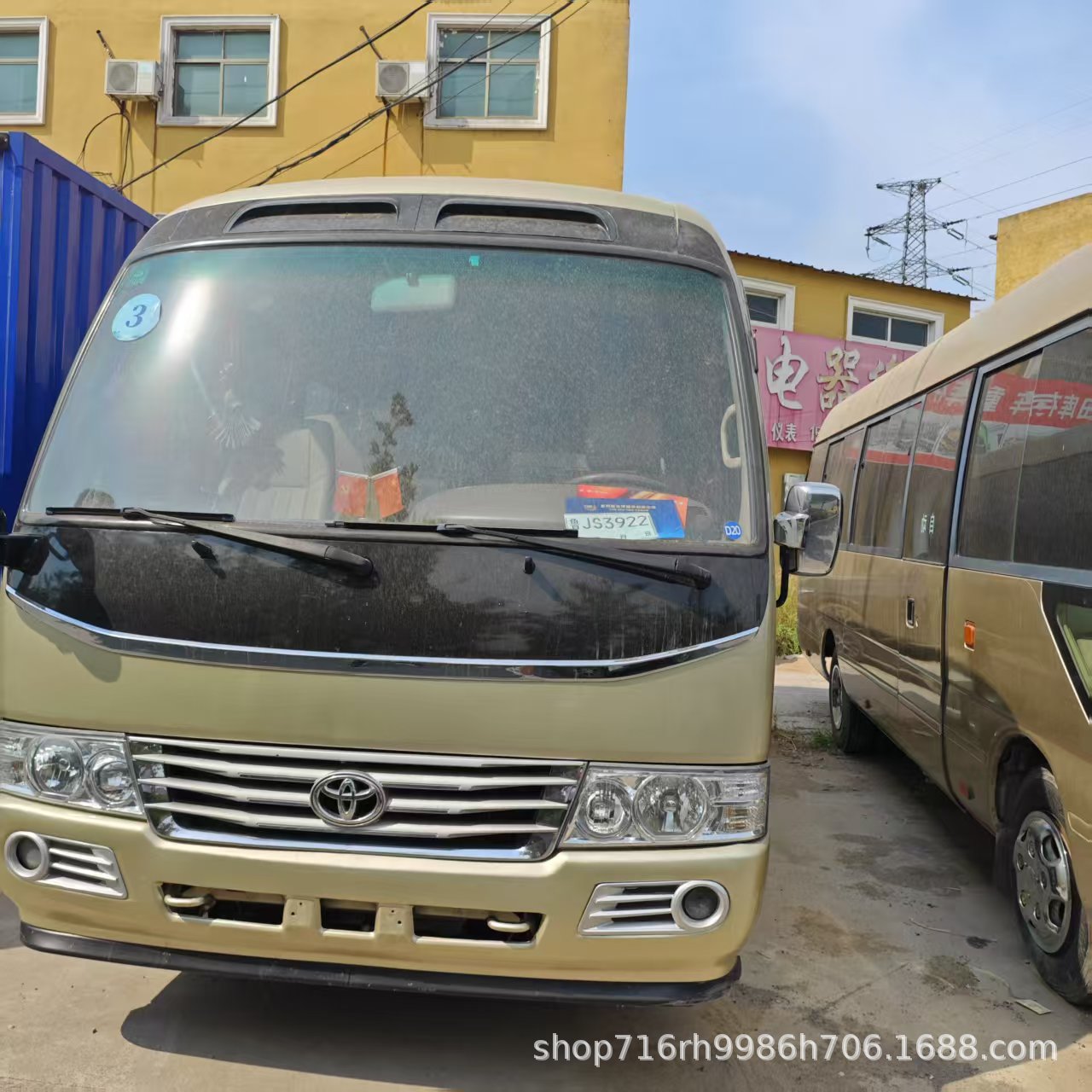 Фабричный трансфер автобуса Toyota Coaster на 19-29 мест, микроавтобус с электрической дверью, 6.29 м, для работников