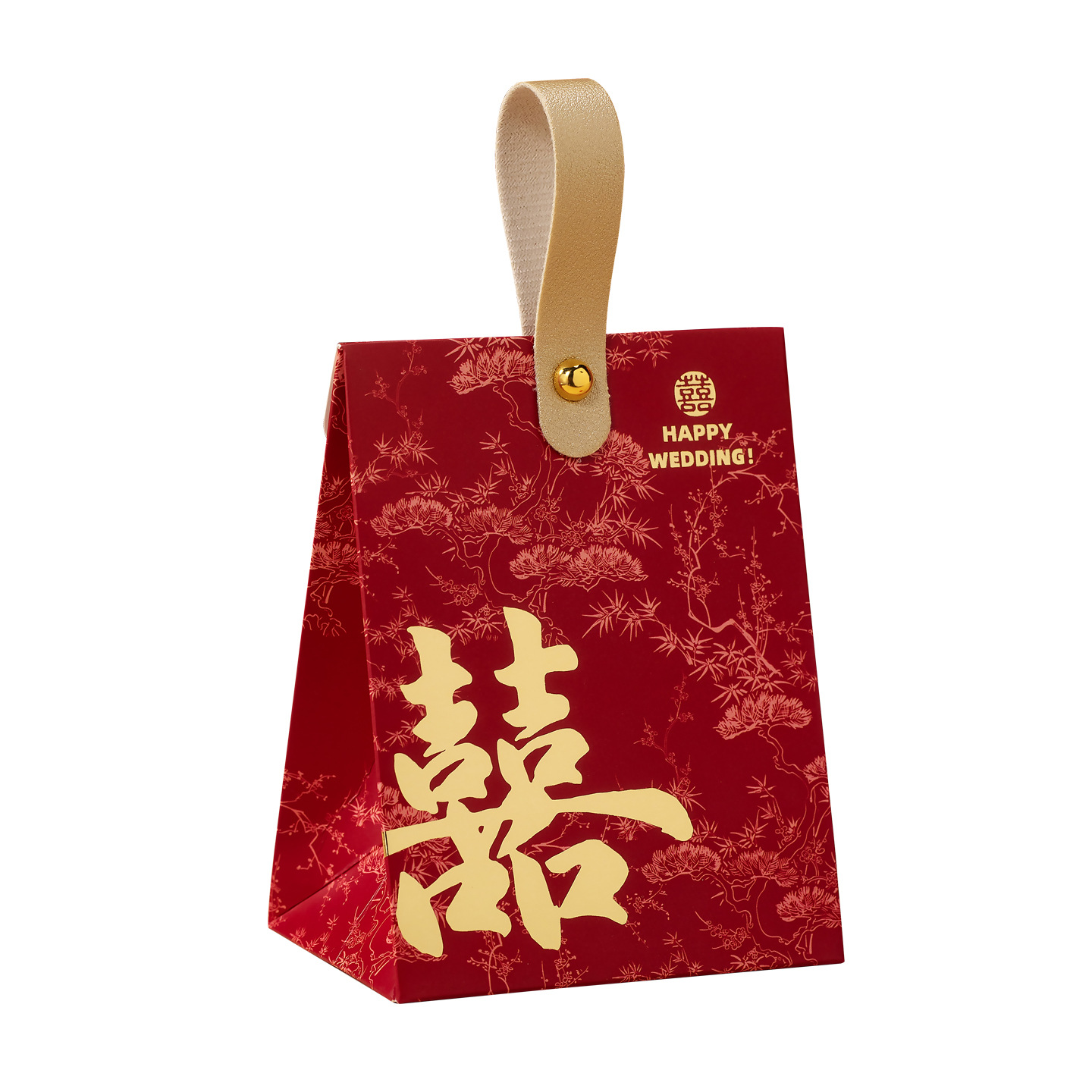 2025新款结婚喜糖盒糖果礼盒空盒高级感婚礼喜糖盒子订婚喜糖袋