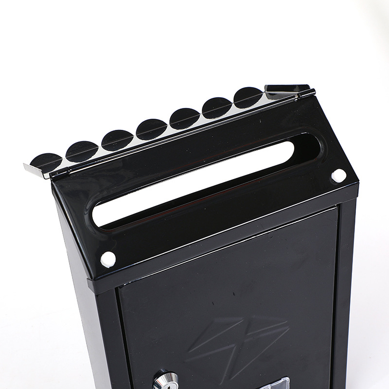 Specializing in the production of iron products cross-border wave type letter box in stock key 5 colors
