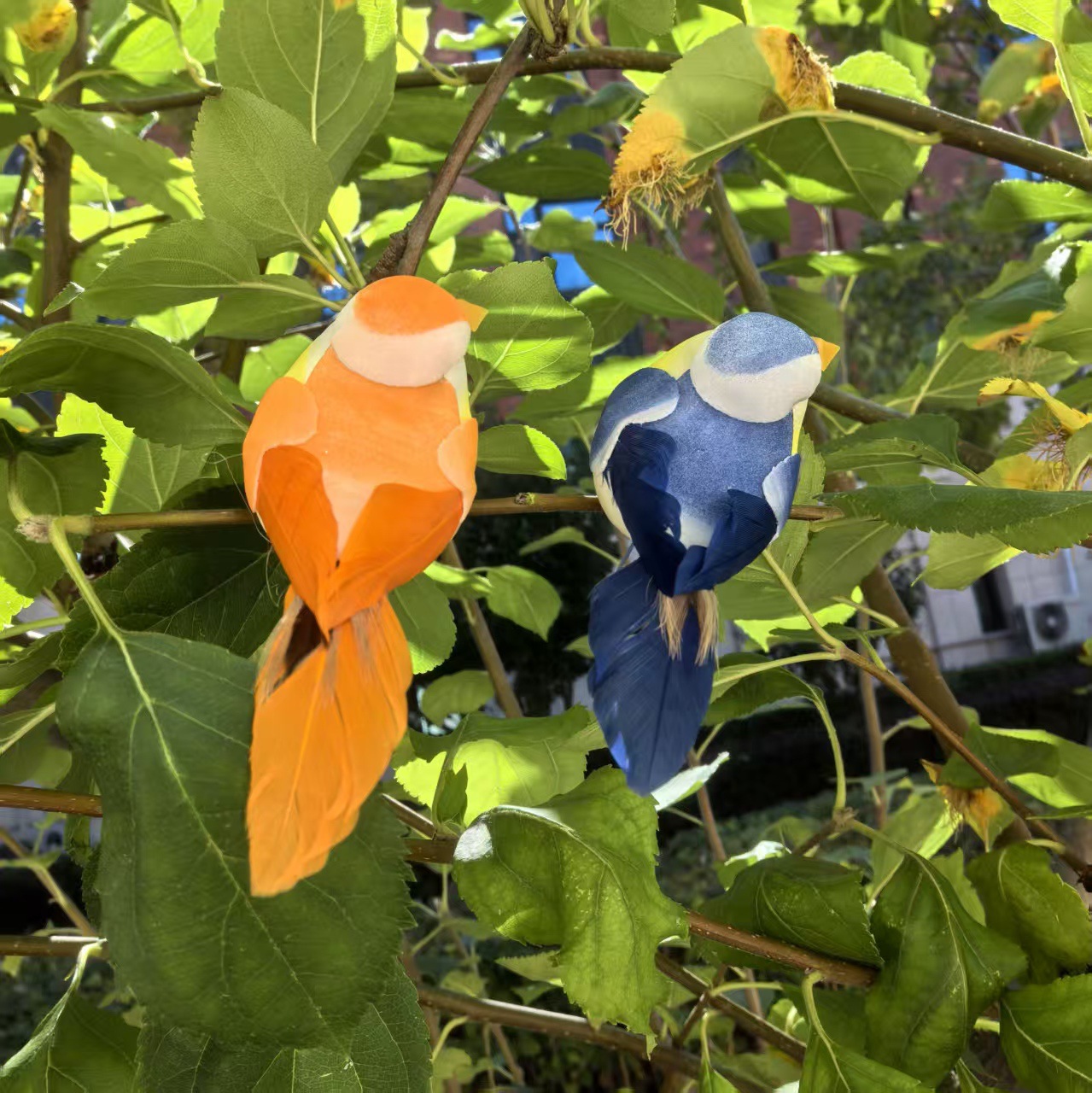 Manufacturer Wholesale Artificial Dragon Bird Foam Feather Bird Garden Courtyard Creative Scenery Super Realistic Cute Ornaments