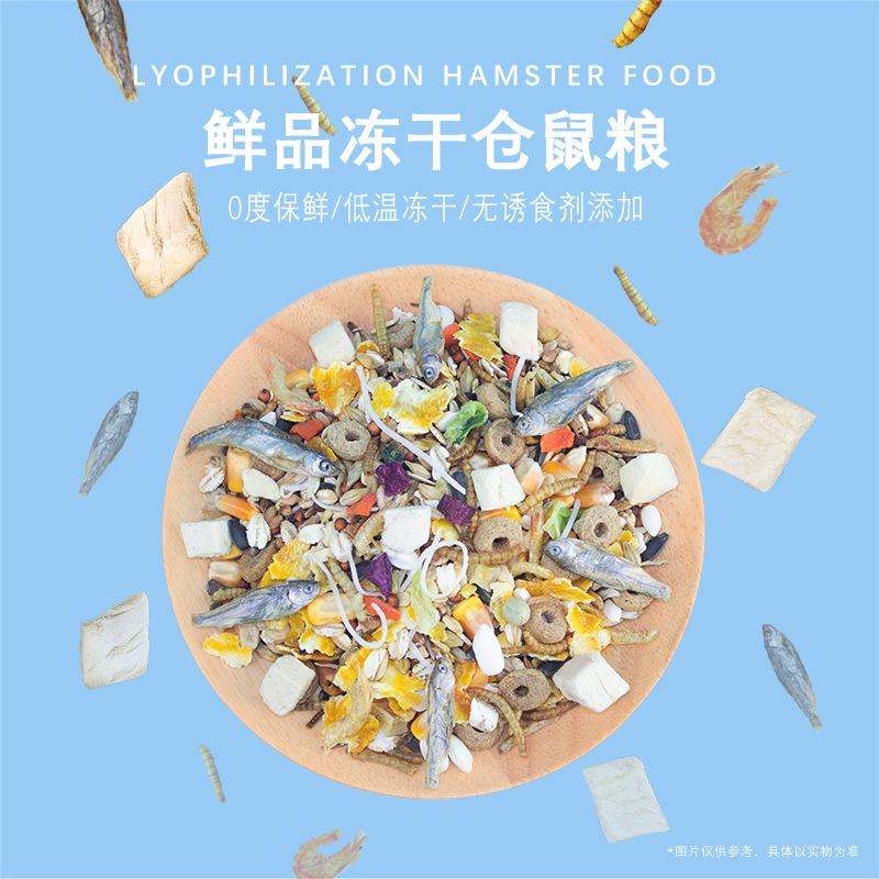 Factory direct luxury hamster food hamster supplies food feed staple grain grain Golden Bear staple food wholesale