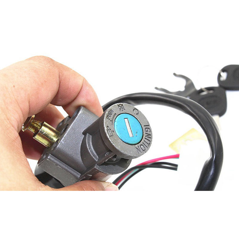 Motorcycle Dayang 100 Set Lock Full Vehicle Lock Curved Beam Dy100/110 Electric Door Lock Power Lock Ignition Switch Universal