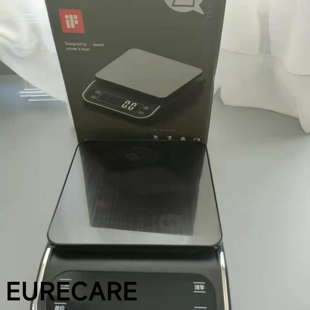 2023 New Kitchen Scales Electronic Scales Gram Scales Table Scales 10kg High Precision Stainless Steel Color LED Display