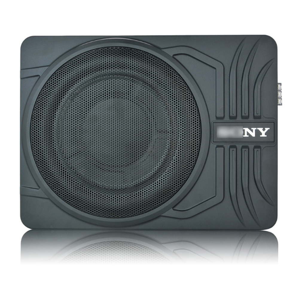 12V High-Power Aluminum Alloy Car Speaker Under-Seat Audio Modification 10inch Xiao Gangbao Ultra-Thin Subwoofer