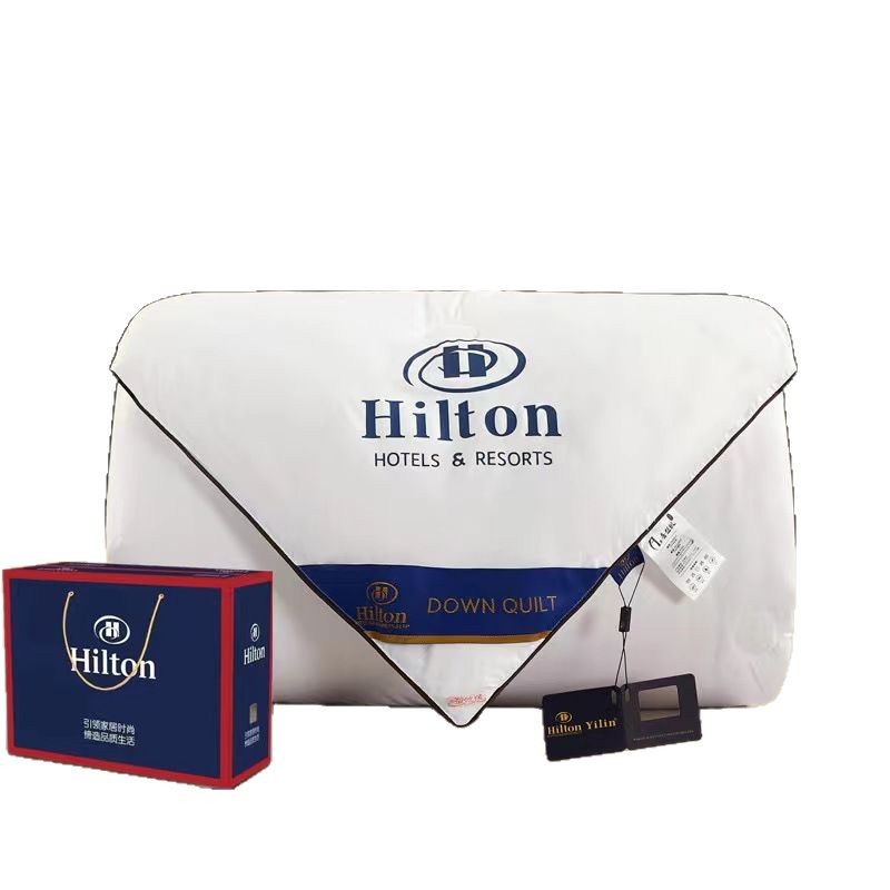 Factory wholesale Hilton silk quilt spring and autumn summer quilt air conditioning quilt winter group purchase gift box quilt