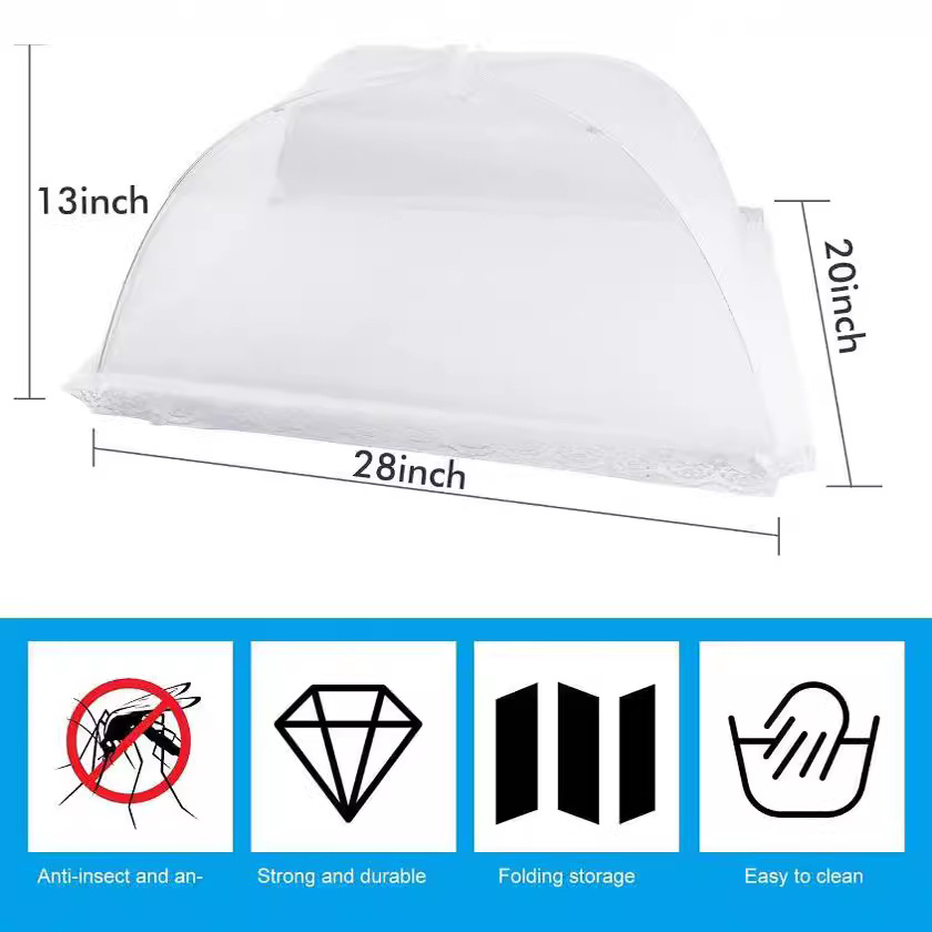 Factory direct food cover food cover table cover insect cover removable and washable outdoor food cover