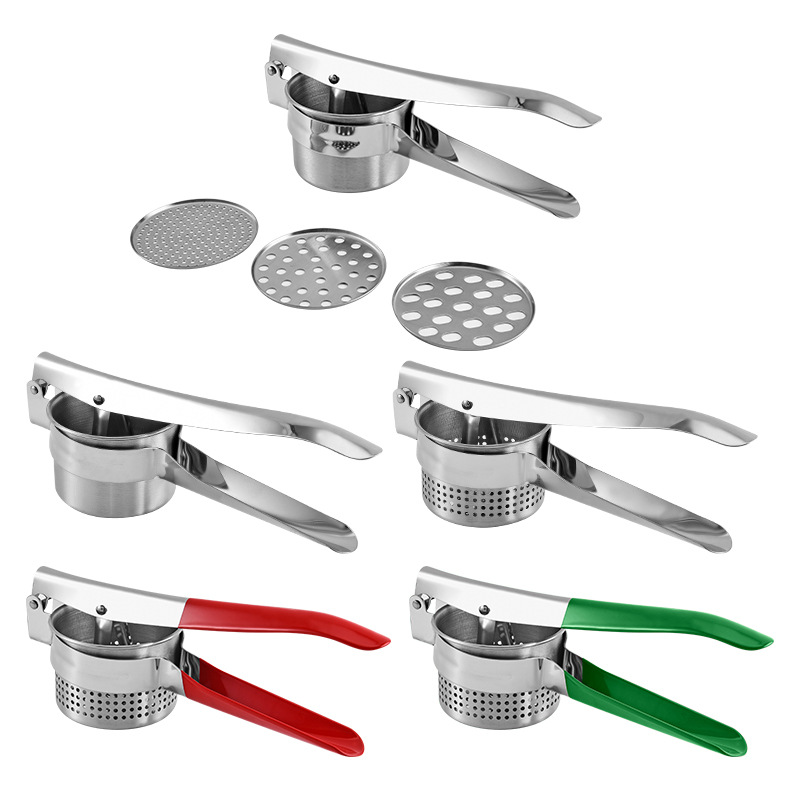 Stainless steel water squeezer potato squeezer manual lemon juicer squeezer garlic squeezer kitchen vegetable squeezer