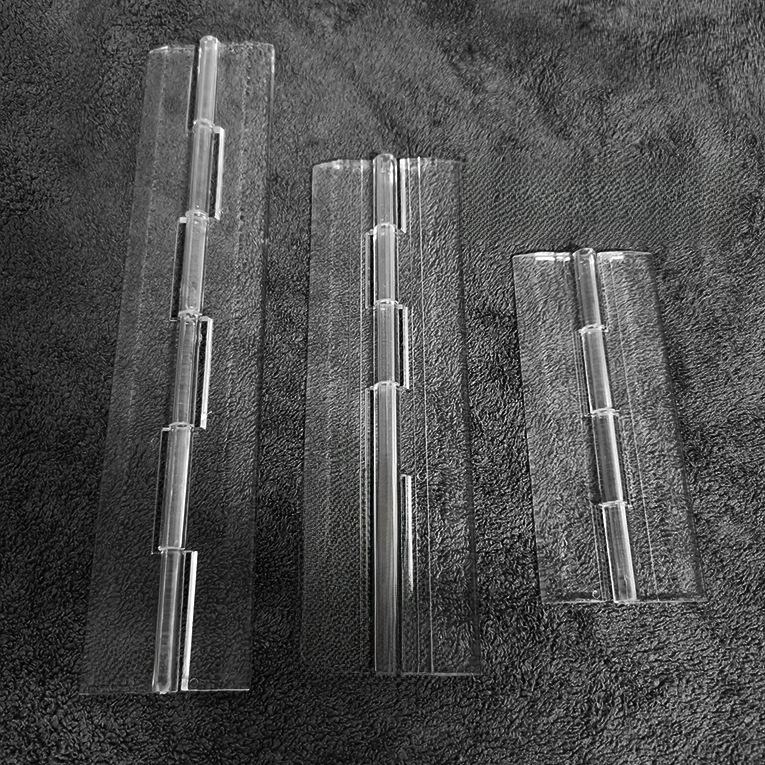 Acrylic Hinge Clear Hinge Crystal Folding Organic Loose-leaf Flip Fitting Reinforced Toughness Plastic Hinge