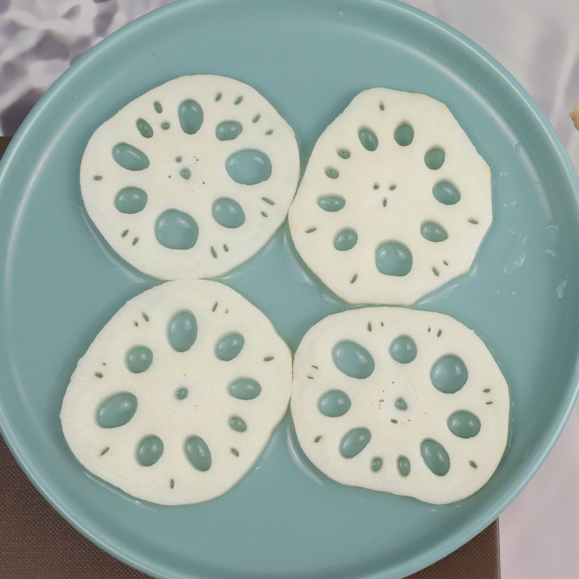 Fresh Crispy Lotus Root Slices for Hot Pot, Spicy Soup, Oden, Skewers, Cold Dishes, Commercial Ingredients
