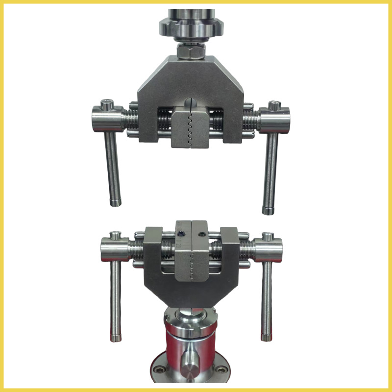 Универсальный зажим для ткани, кожи, двусторонний зажим для разрыва, текстильный зажим,Fixture для испытания на растяжение