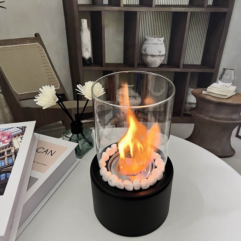 Amazon Fireplace Alcohol Fireplace Atmosphere Fireplace Small Fireplace Desktop Brazier Outdoor Small Fireplace Viewing Stove Lamp