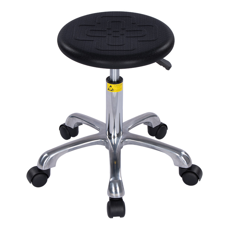 Factory direct supply anti-static stool pu Foam Chinese knot lifting round stool assembly line Laboratory electrostatic chair