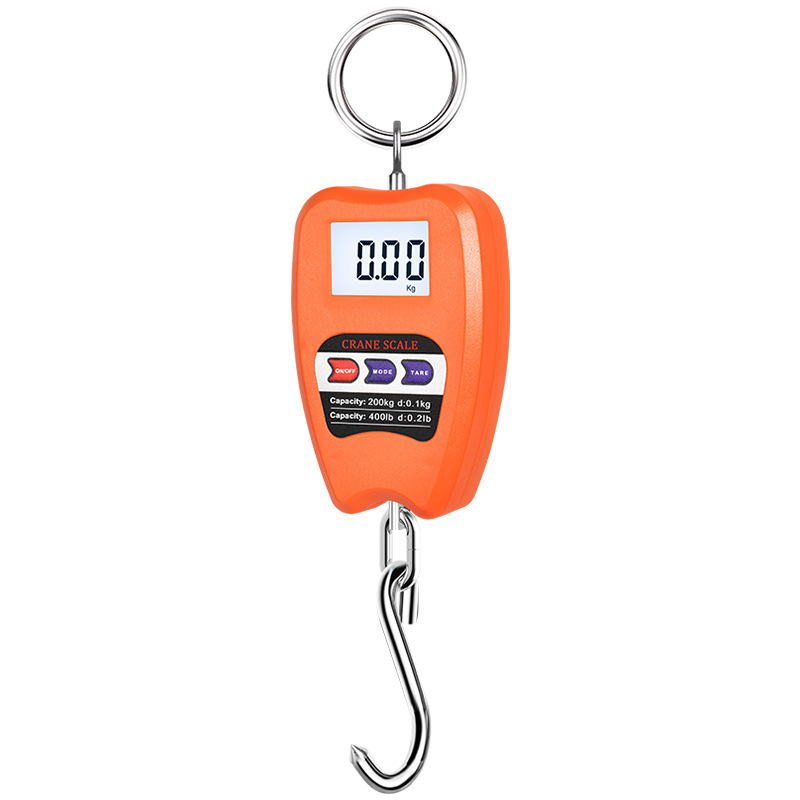 200kg Portable Scale Digital Scale Crane Hook Scale Portable Digital Scale Luggage Scale Hook Scale Hook Scale