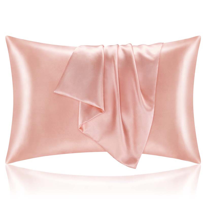 Factory batch cross-border Amazon pillowcase satin ice silk satin pillowcase silk satin AliExpress pillowcase