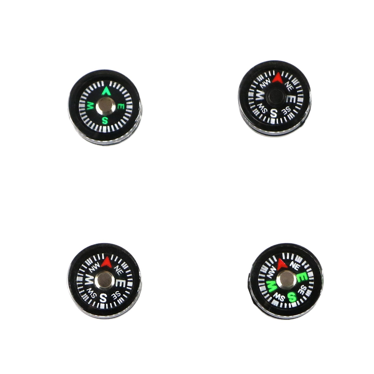 Factory Direct Sales 12mm Compass North Needle Large Quantity Spot High Quality Outdoor Accurate Oil Injection Plastic Compass