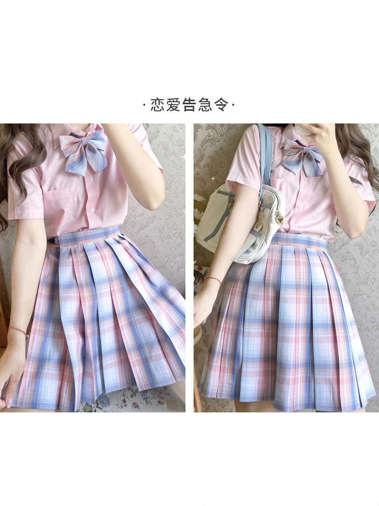 JK Genuine Paid Skirt Japanese School Style College Style Women's Pleated Skirt Short Skirt White All-Match
