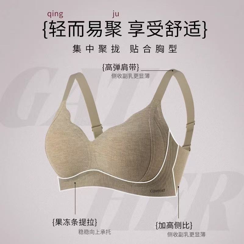 Pull-Up Underwear for Women with Small Breasts, Push-Up and Enlargement, Popular Adjustable Breast-Retracting, Anti-Sagging Bra for Beautiful Breasts
