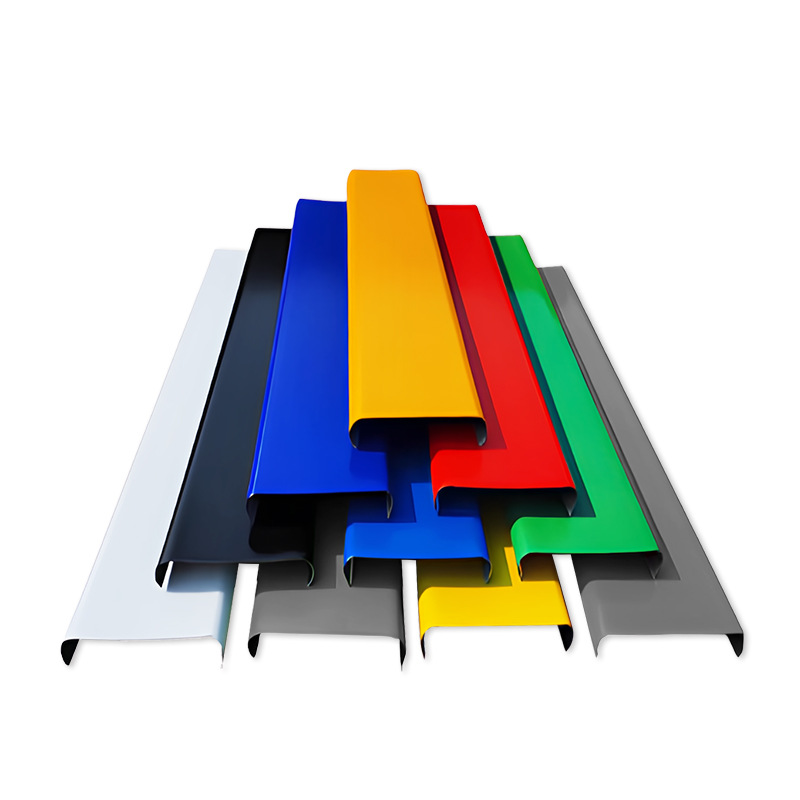 C84 Color Steel Buckle Board Shop Facade Advertising Strip Buckle Board Long Strip Sign Buckle Board Rounded Corner Buckle Strip Decorative Material