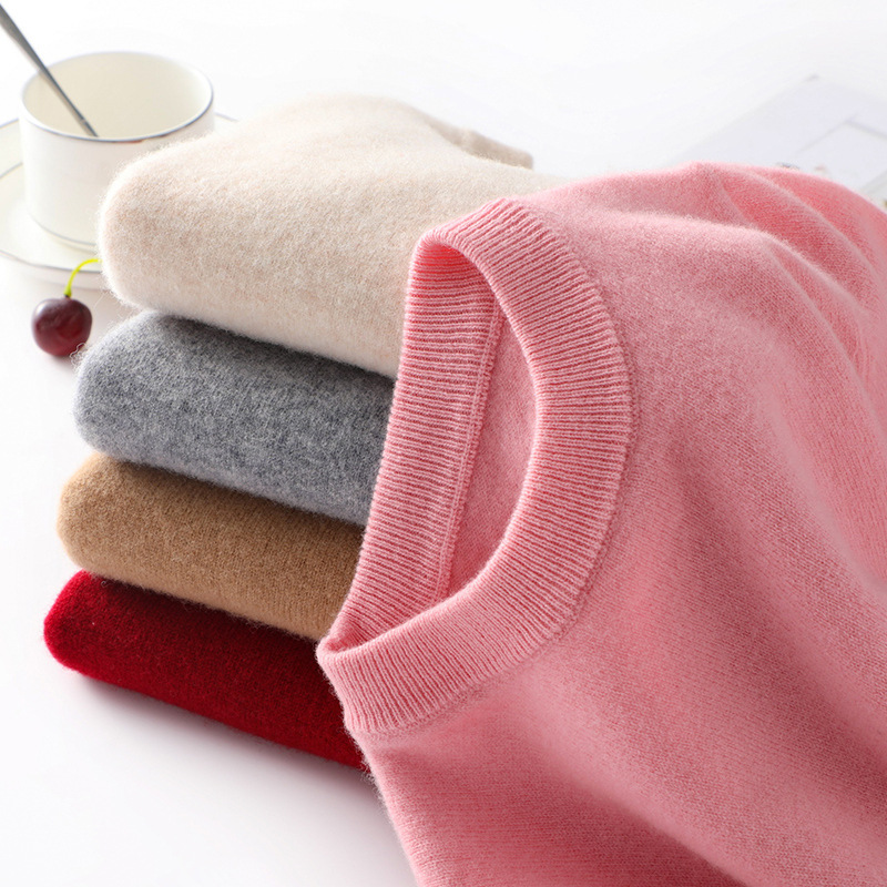 High Quality Children's Cashmere Sweater Boys' Half-turtleneck Cashmere Sweater Girls' Base Shirt Medium and Large Children's Short Wool Sweater